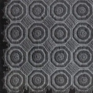 Vintage Crochet Pattern Afghan Plaid Flagstone