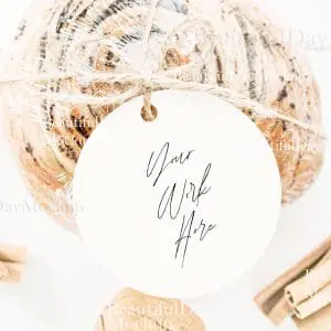 Mockup tag, round tag mockup, tag fall,thanksgiving day tag
