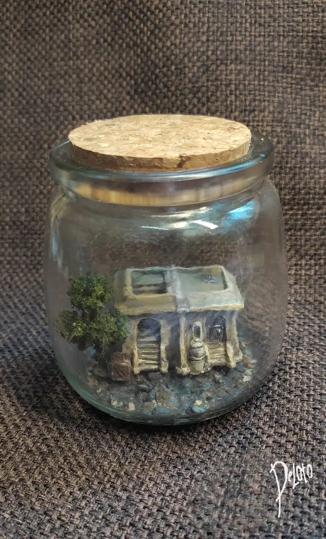 Hlaalu house in the jar. Based on TES III: Morrowind