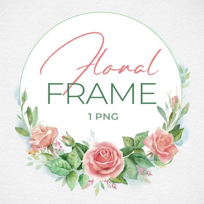 Floral frame