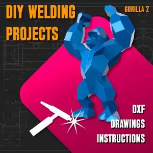 Welding Project Plans Patterns Drawings Gorilla 2 (DXF, PDF)