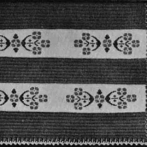 Vintage Crochet Pattern Afghan Plaid Embroidered