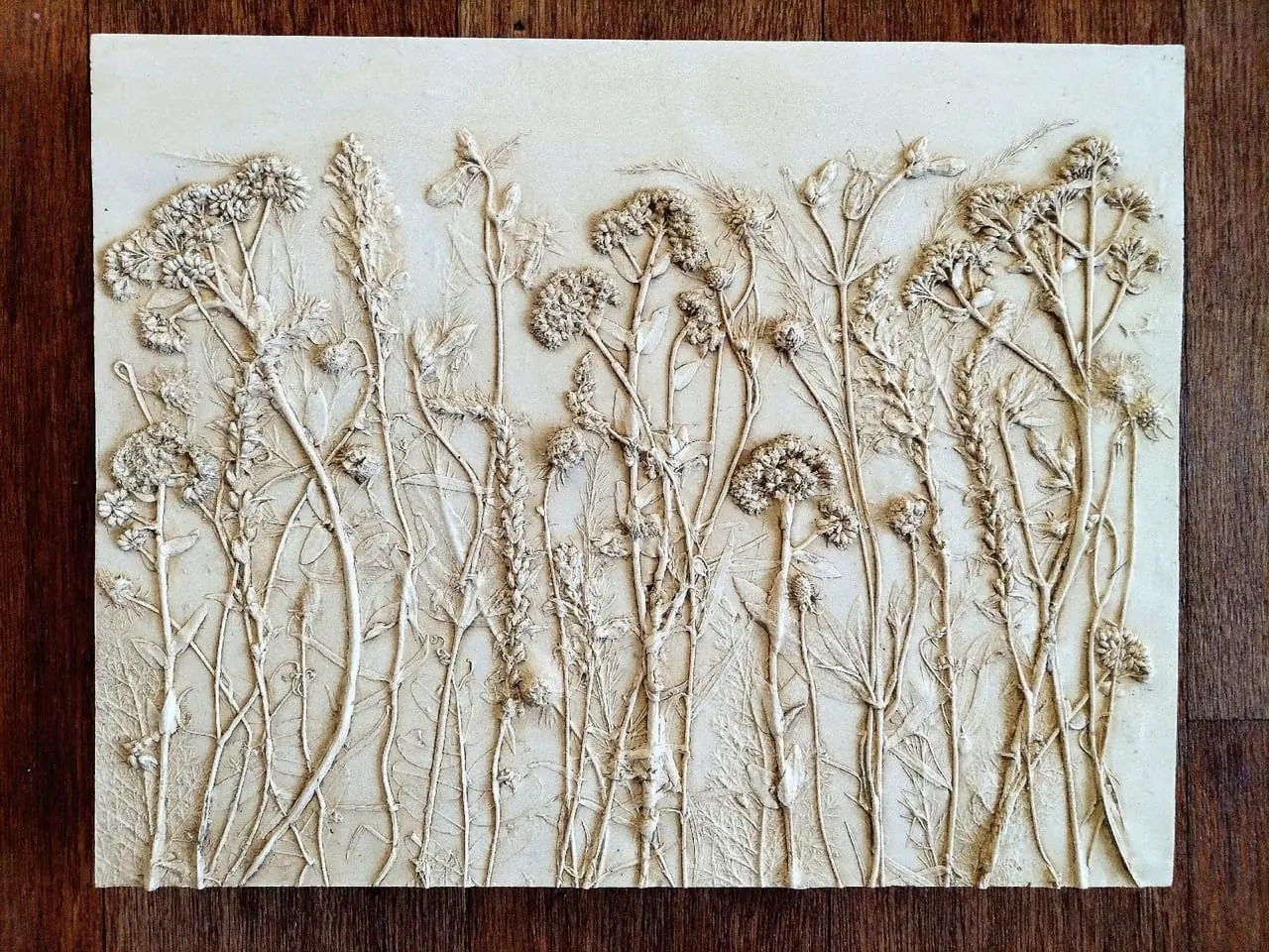 botanical bas-relief wall panel - Crealandia