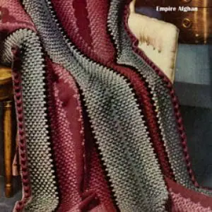 Vintage Crochet Pattern Afghan Empire