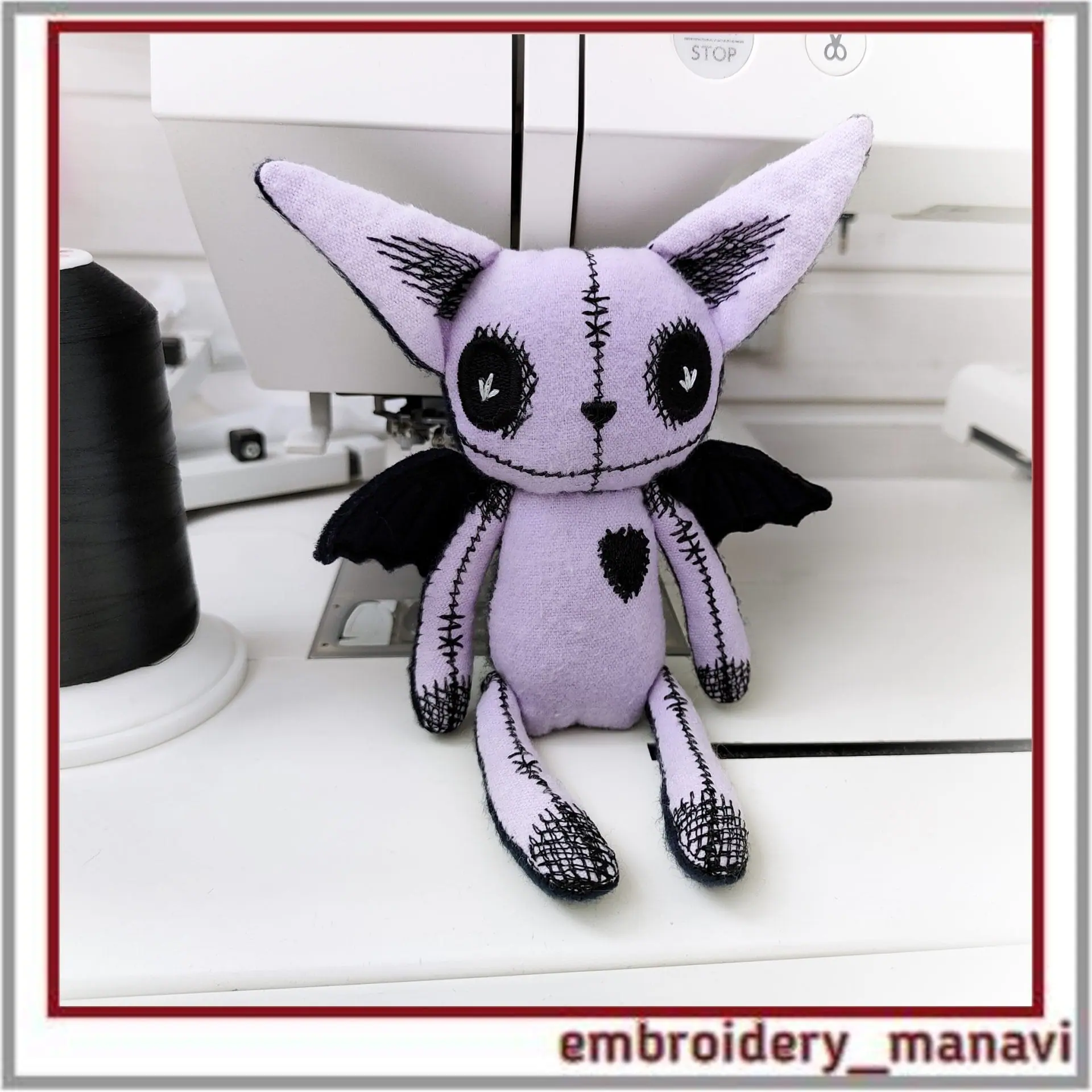 Halloween_Stuffed_Animal_In_The_Hoop_Embroidery_Design_Bat_Doll_Files_And_Tutorial