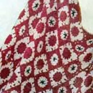 Vintage Crochet Pattern Afghan Plaid Lancaster