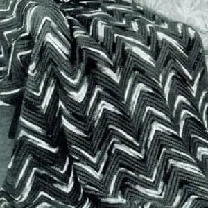 Vintage Crochet Pattern Afghan Plaid Mexicana