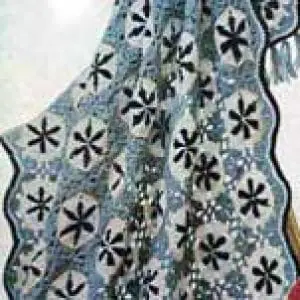 Vintage Crochet Pattern Afghan Plaid Colony