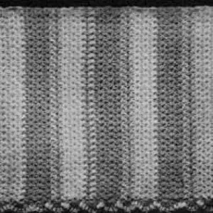 Vintage Crochet Pattern Afghan Plaid Baby