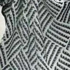 Vintage Crochet Pattern Afghan Plaid Jamaica Ginger