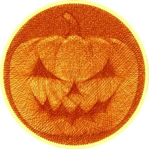 String art patterns halloween pumpkin PDF