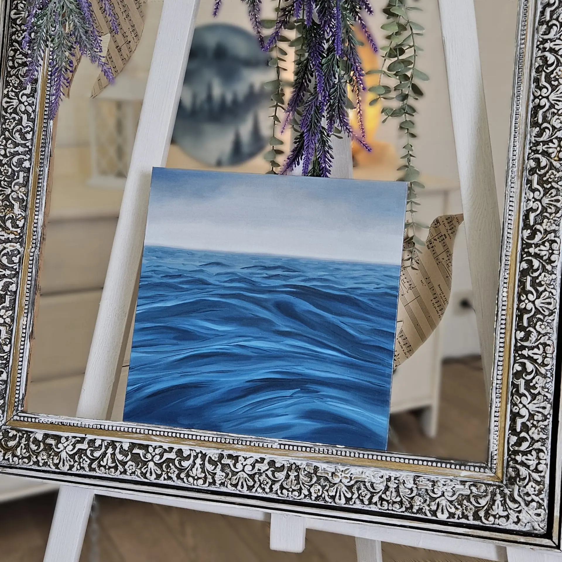 Interior Original Oil Painting. Seascape. Modern Art 1 Interior Original Oil Painting. Seascape. Modern Art