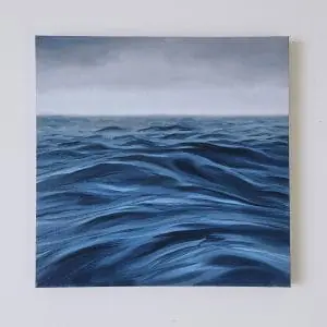 Interior Original Oil Painting. Seascape. Modern Art