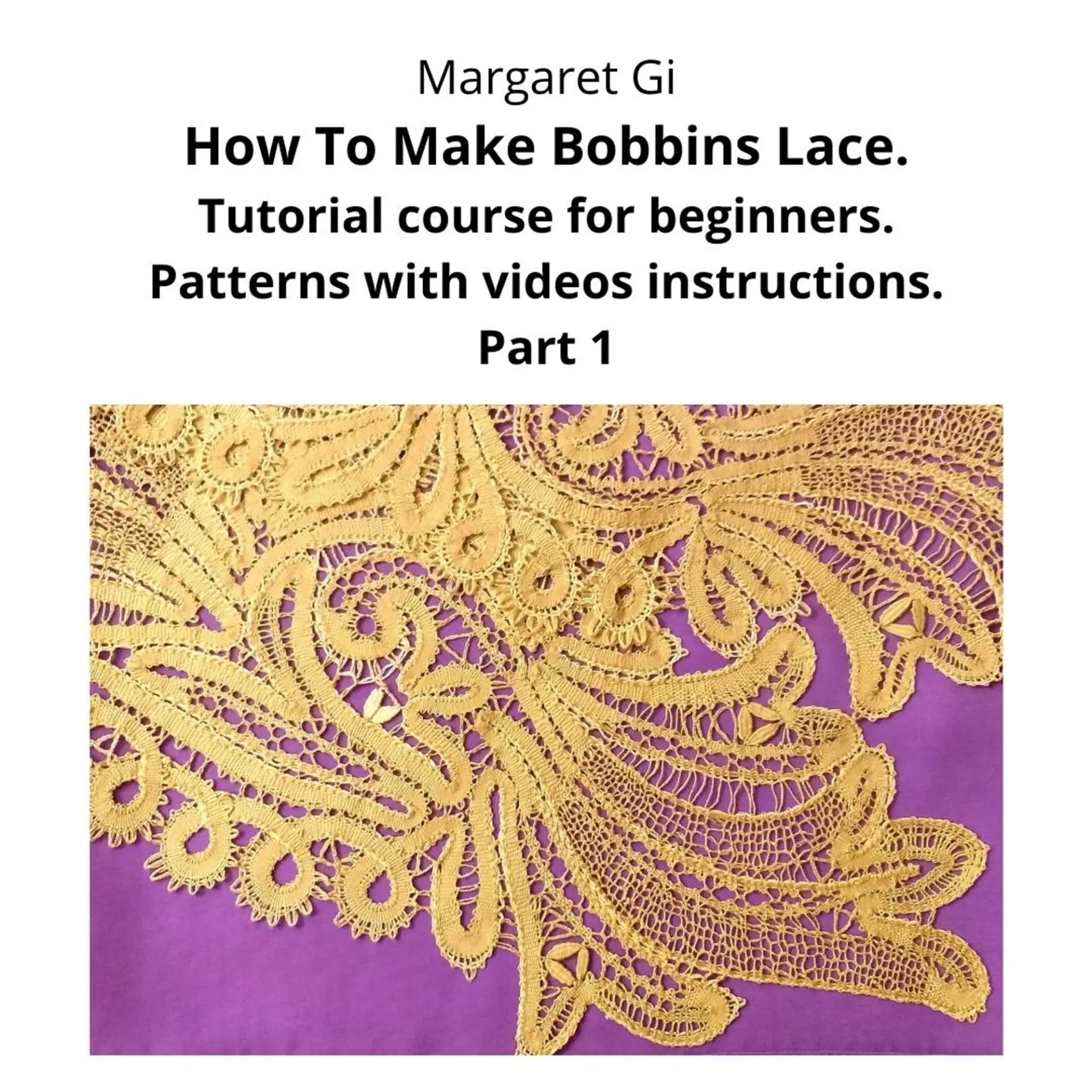 How To Make Bobbins Lace. Tutorial for beginners.