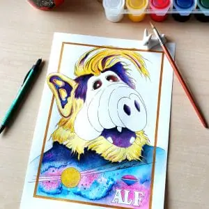ALF alien acrylic painting Wall Decor fashion modern original art
