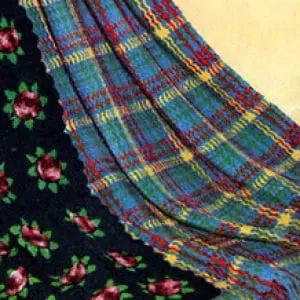 Vintage Crochet Pattern Afghan Plaid Highlander