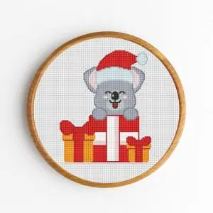 christmas-cross-stitch-pattern-pdf-koala-christmas-gifts-diy-1