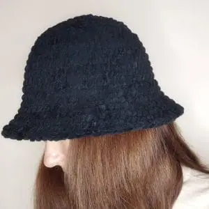 fluffy bucket hat crochet
