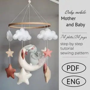 baby felt mobile diy