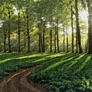 Painting - "Road to Dawn''