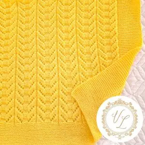 Step-by-Step Knitting Pattern Baby Blanket | v18