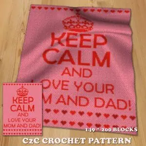 keep calm pattern