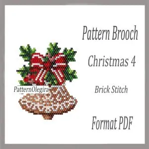 Christmas 4 beading pattern Bead pattern Olegirabeadpatterns