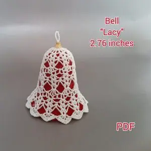 Bell "Lacy" with a height of 2,76 inches