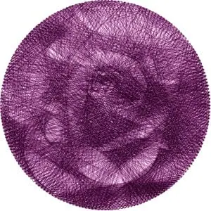 Purple Rose String art pattern PDF String art template