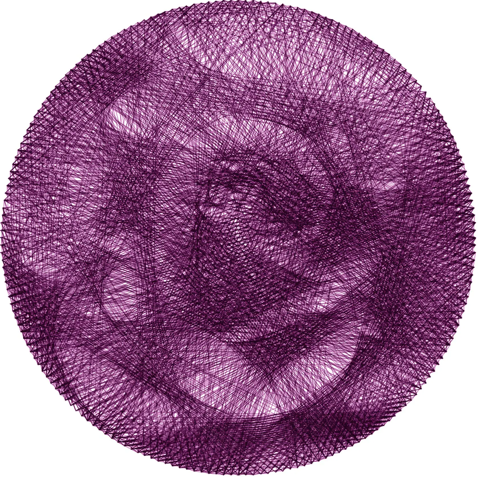 Purple Rose String art pattern PDF String art template 2 Purple Rose String art pattern PDF String art template - Image 2