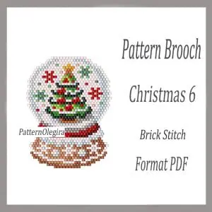 Christmas 6 beading pattern Bead pattern Olegirabeadpatterns