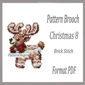 Christmas 8 beading pattern Bead pattern Olegirabeadpatterns