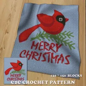 Cardinal bird blanket