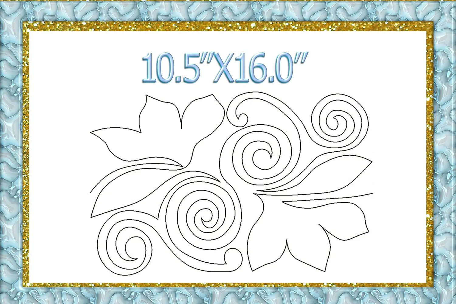 Quilting Swirls Embroidery Design quilting swirls quilting block 5 Quilting Swirls Embroidery Design quilting swirls quilting block - Image 5