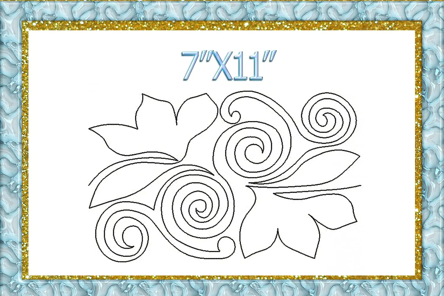 Quilting Swirls Embroidery Design quilting swirls quilting block 7 Quilting Swirls Embroidery Design quilting swirls quilting block - Image 7