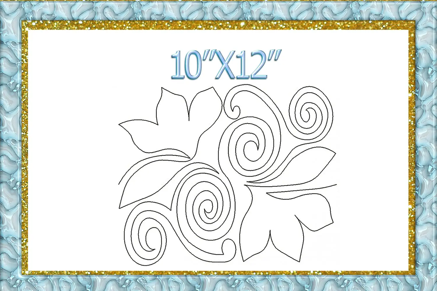 Quilting Swirls Embroidery Design quilting swirls quilting block 9 Quilting Swirls Embroidery Design quilting swirls quilting block - Image 9