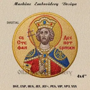 Stefan Lazarevic machine embroidery design