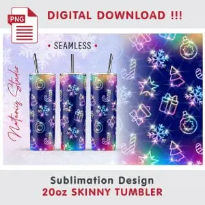 Christmas Mini Bundle – Tumbler, Mug, Coaster Sublimation.