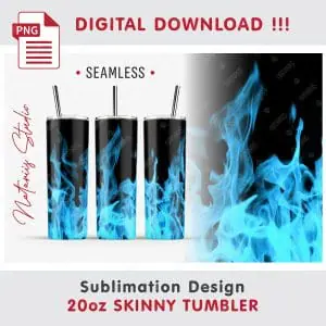 Fire Sublimation Mini Bundle – Tumbler, Mug, Coaster.
