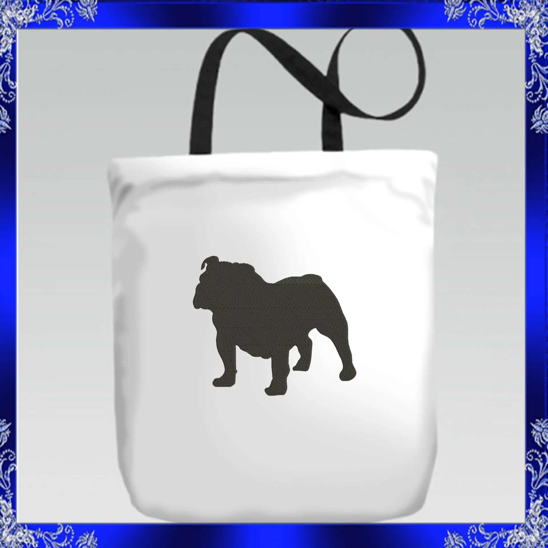 French bulldog embroidery design 4 French bulldog embroidery design - Image 4