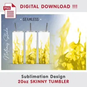 Fire Sublimation Mini Bundle – Tumbler, Mug, Coaster.