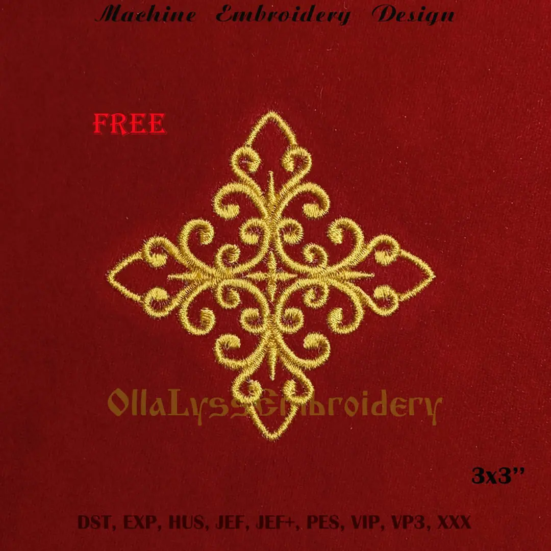 Cross 2 free embroidery design 1 Cross free embroidery design