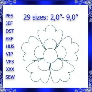 Quilting Swirls Embroidery Design quilting swirls quilting block stipple embroidery stippling Quilting Swirly Machine Embroidery Design #341
