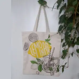 bag with lemon