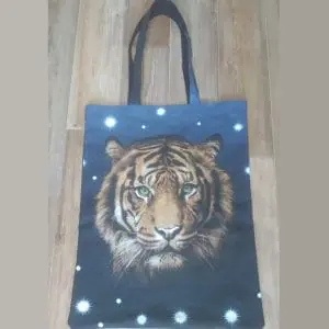 A bag with a tiger