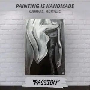 Interior painting “Passion”, acrylic on canvas