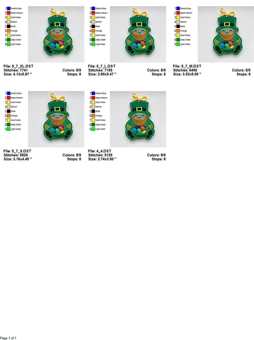 Leprechaun St. Patrick Day Peekaboo Treat Bag machine embroidery 3 DIGITAL_DESIGN_TOY_TREAT_BAG_leprechaun