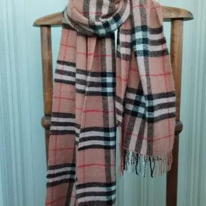 Plaid stole, in style Burberry
