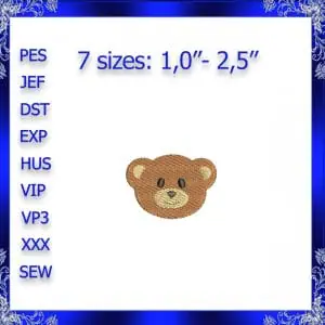 Bear Embroidery design BEAR machine Embroidery design Boy Bear Embroidery INSTANT DOWNLOAD Newborn design kids embroidery #364