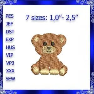 Bear Embroidery design BEAR machine Embroidery design